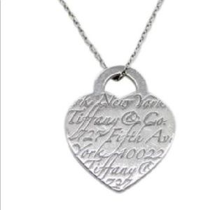 Amazing Tiffany Heart Pendant Necklace💕